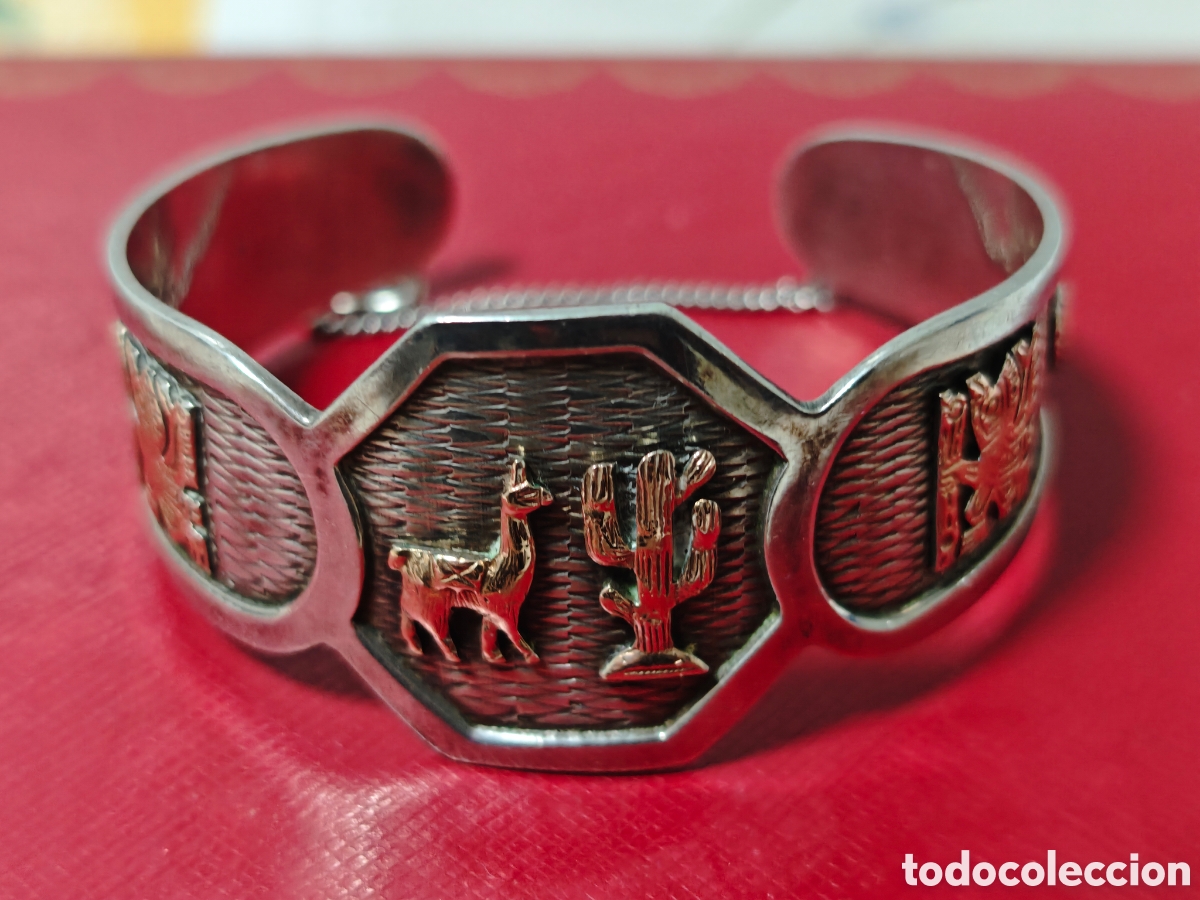 Joyeria: Brazalete de oro 18 kilates y plata de ley - Foto 11