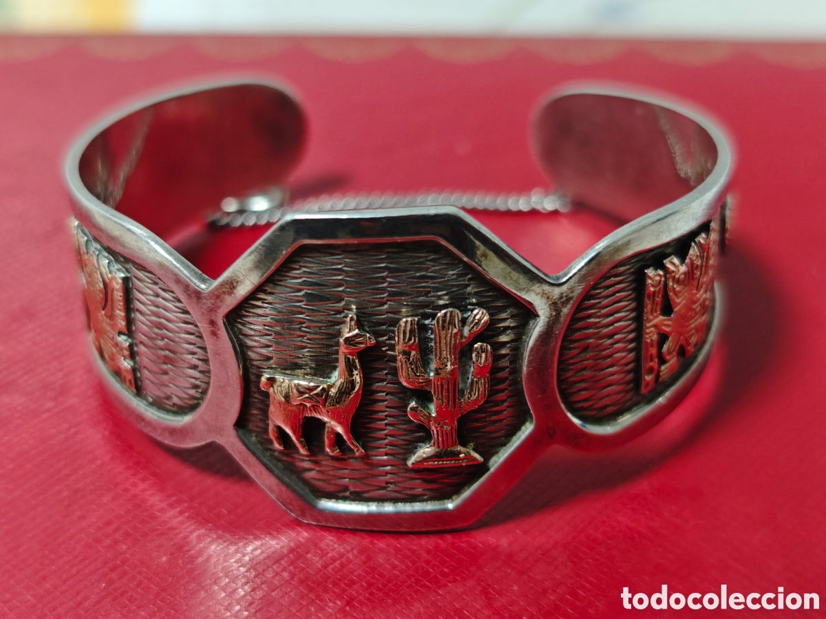 Joyeria: Brazalete de oro 18 kilates y plata de ley - Foto 13