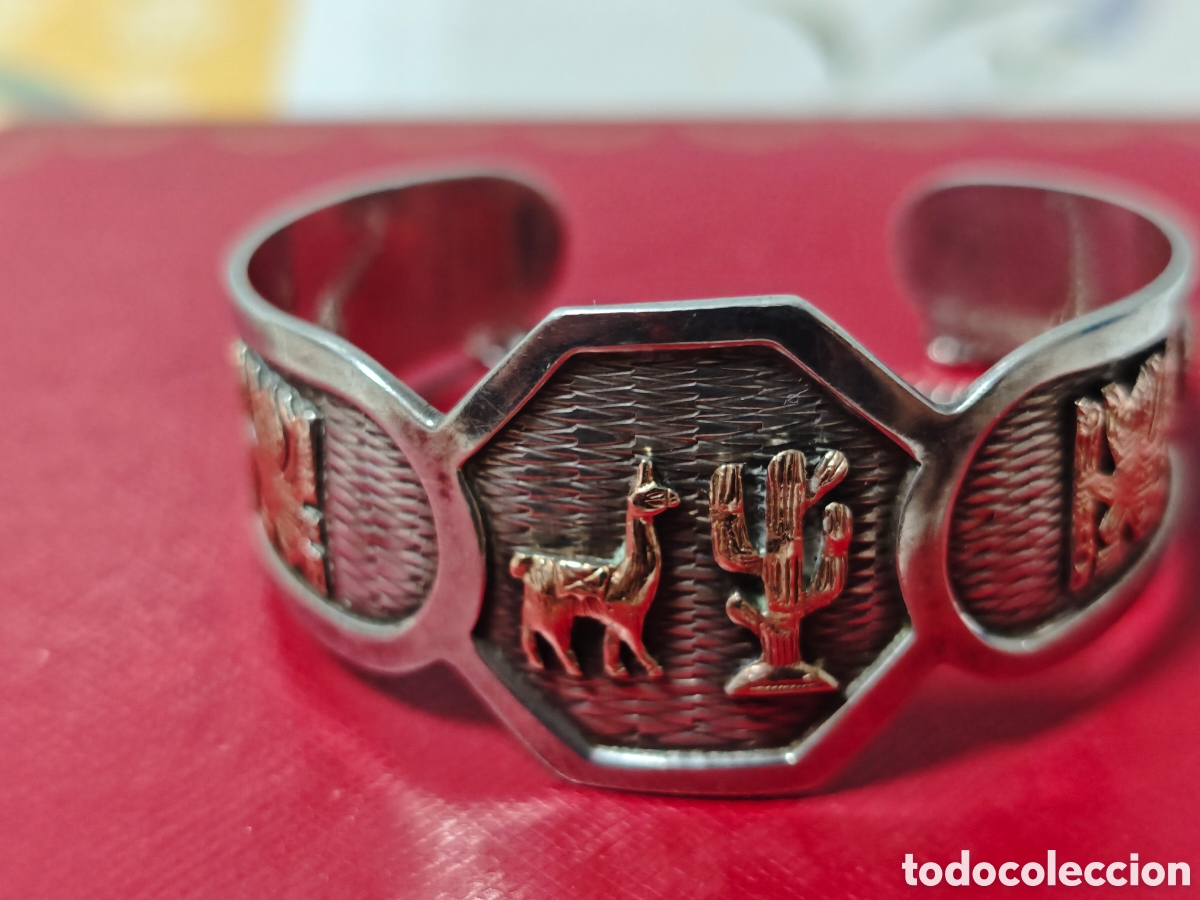 Joyeria: Brazalete de oro 18 kilates y plata de ley - Foto 14
