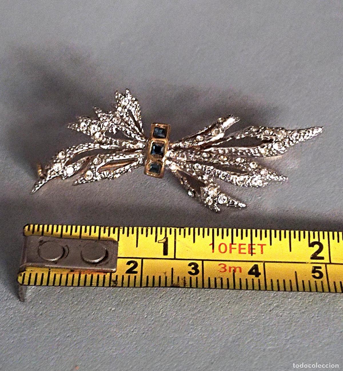 Joyeria: Bonito broche de plata rodiada. - Foto 2