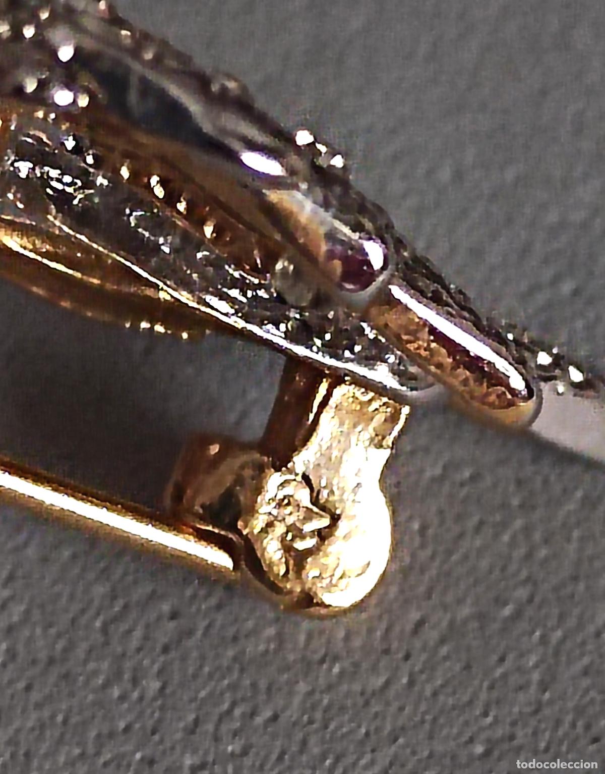 Joyeria: Bonito broche de plata rodiada. - Foto 3