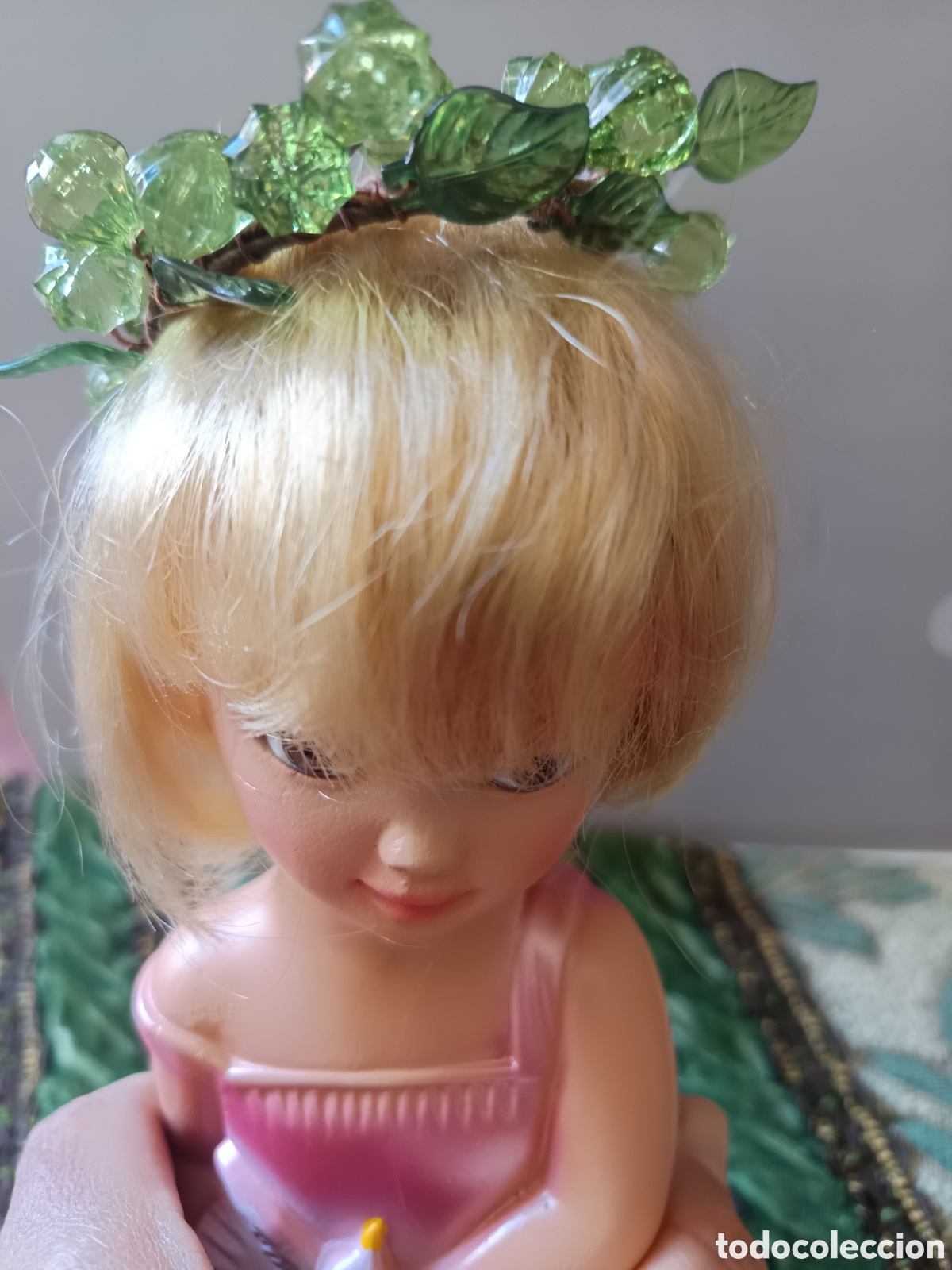 Joyeria: Corona verde de hojas para mu&ntilde;eca Ni&ntilde;o Jesus - Foto 1