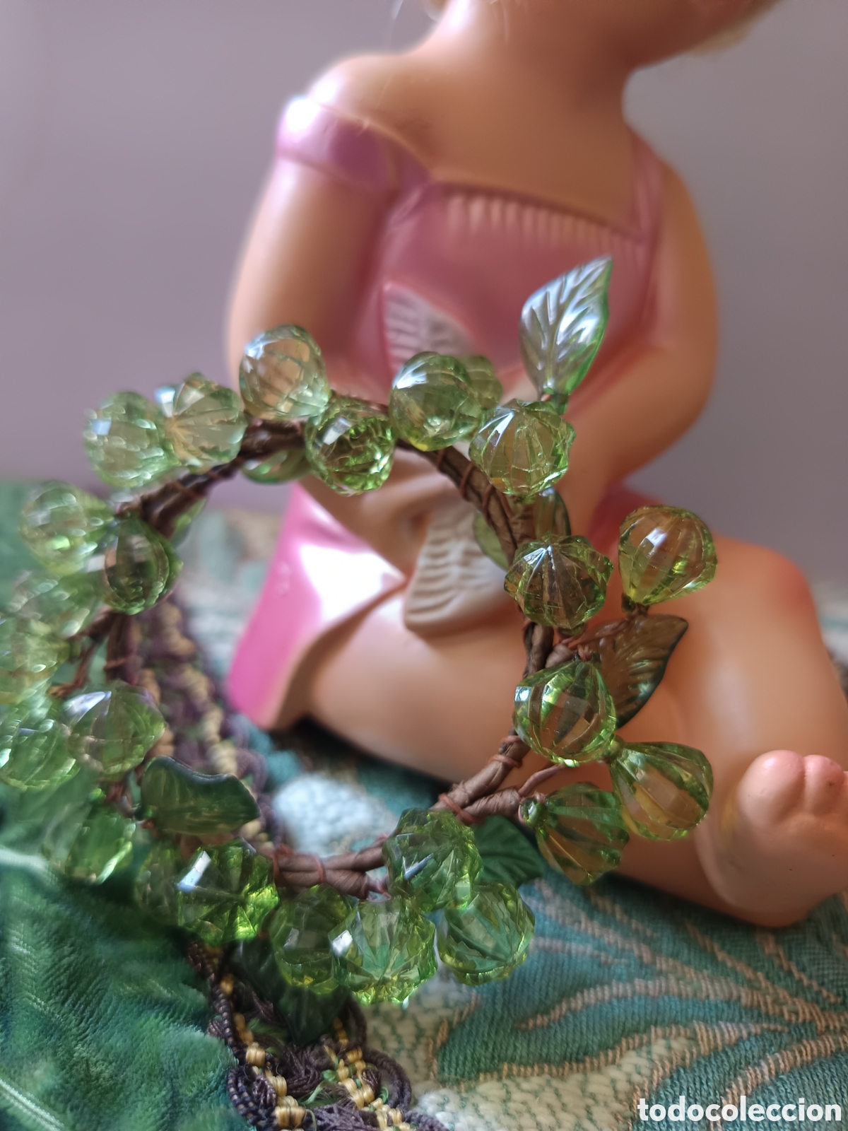 Joyeria: Corona verde de hojas para mu&ntilde;eca Ni&ntilde;o Jesus - Foto 4