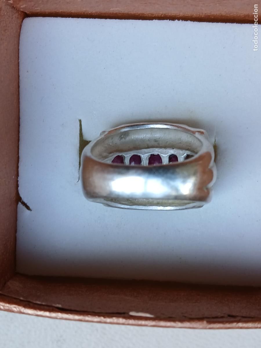 Joyeria: ANILLO PLATA DE LEY CON RUB&Iacute;ES - Foto 9