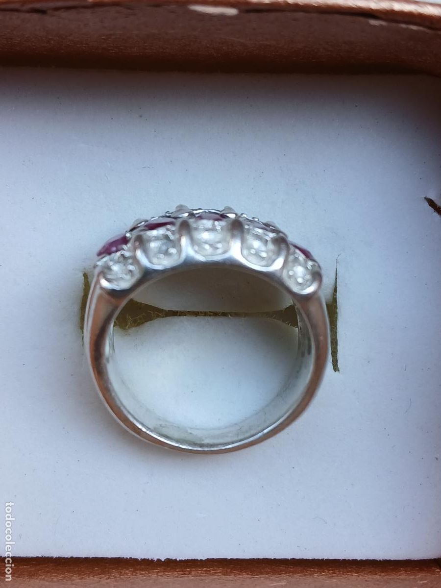 Joyeria: ANILLO PLATA DE LEY CON RUB&Iacute;ES - Foto 10