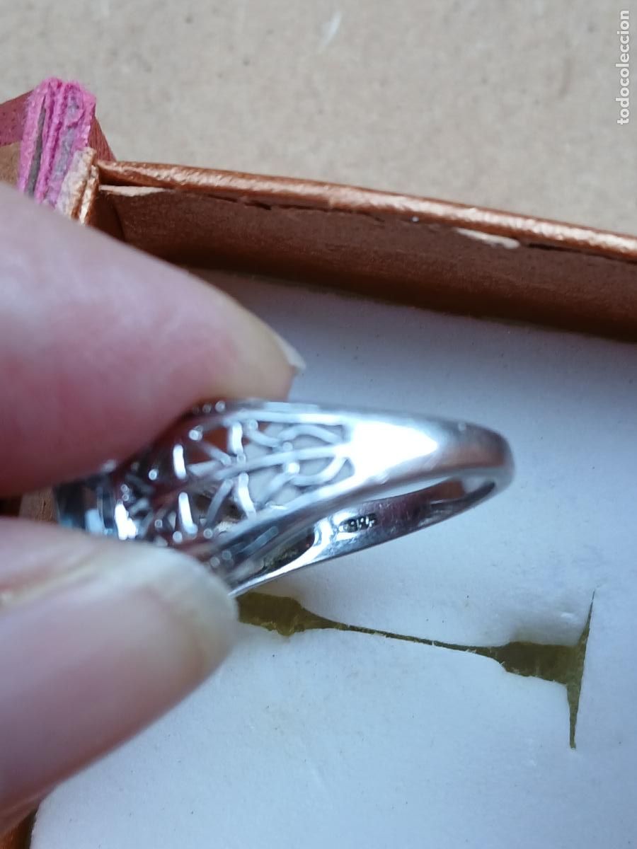 Joyeria: ANILLO PLATA DE LEY CON TOPACIO AZUL - Foto 6