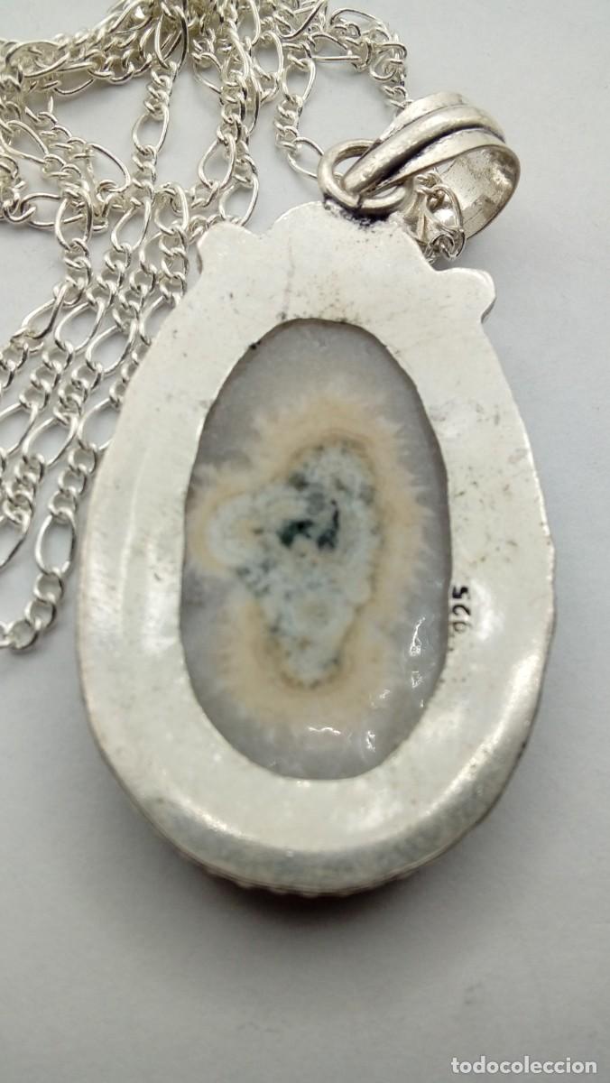 Joyeria: COLGANTE PLATA CON BLANCO SOLAR - Foto 2
