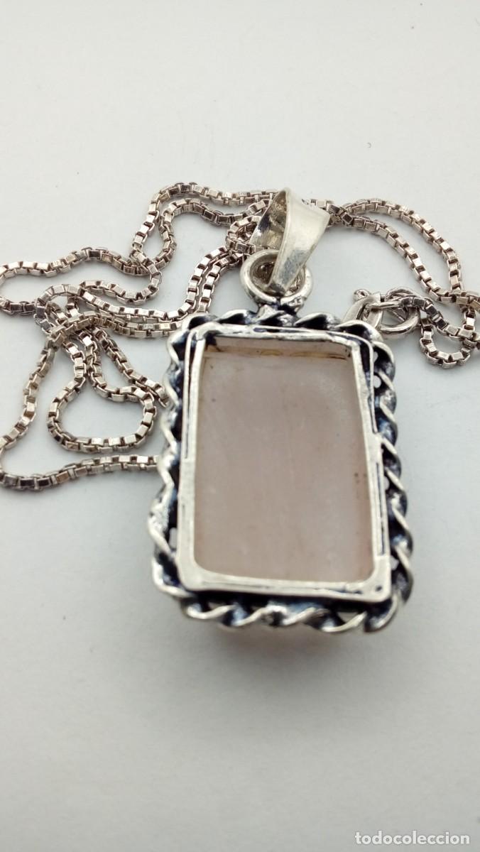 Joyeria: COLGANTE DE PLATA CON CUARZO ROSA - Foto 2