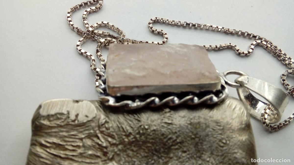 Joyeria: COLGANTE DE PLATA CON CUARZO ROSA - Foto 3