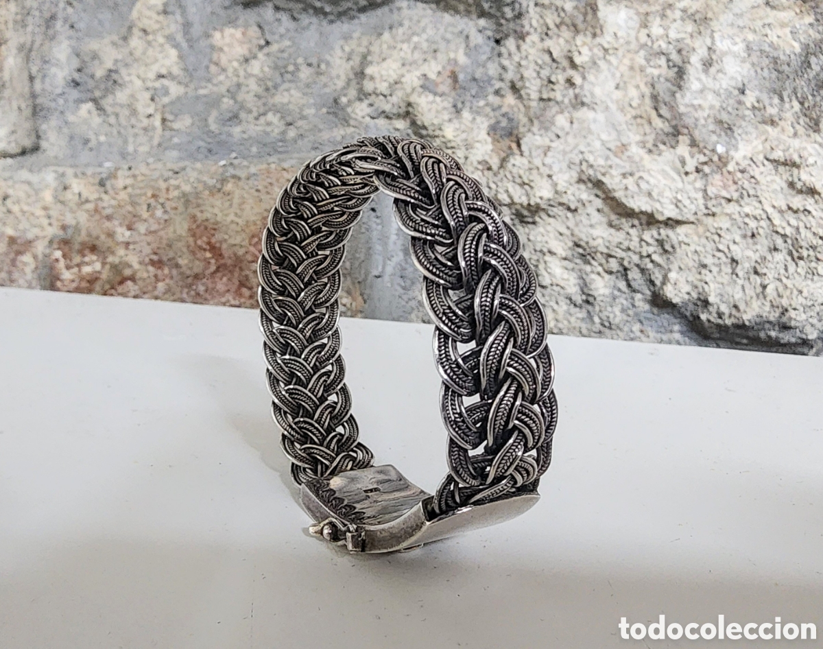 Joyeria: ✅️ BRAZALETE TRENZADO EN PLATA - Foto 1