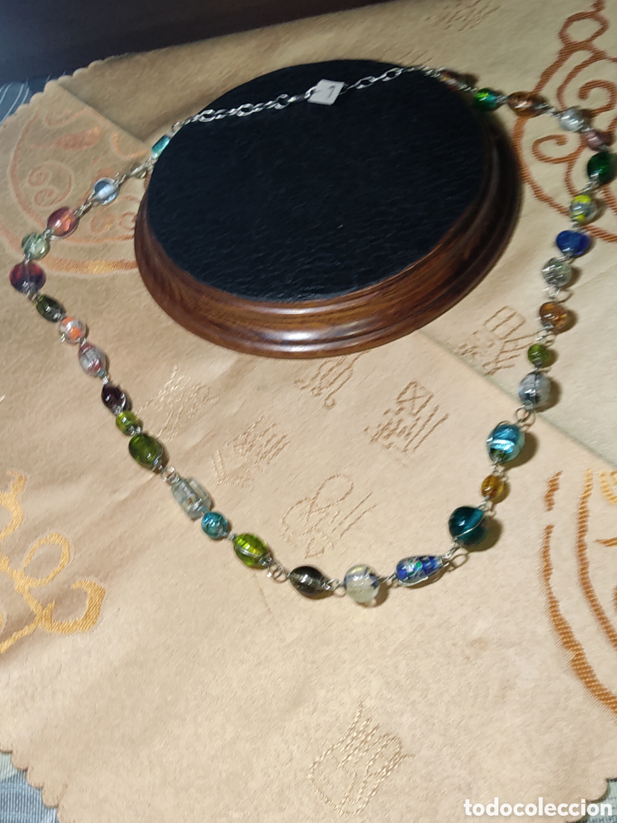Joyeria: Antiguo Collar largo de cristal de Murano.*L* - Foto 4
