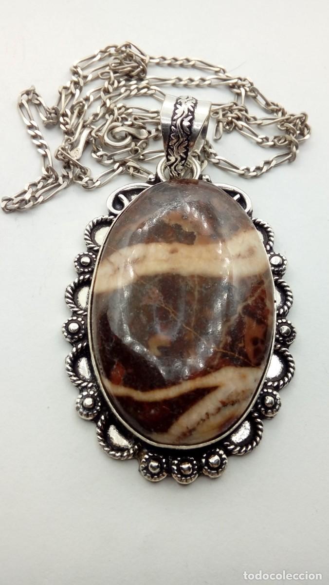Joyeria: COLGANTE DE PLATA CON AGATA - Foto 1