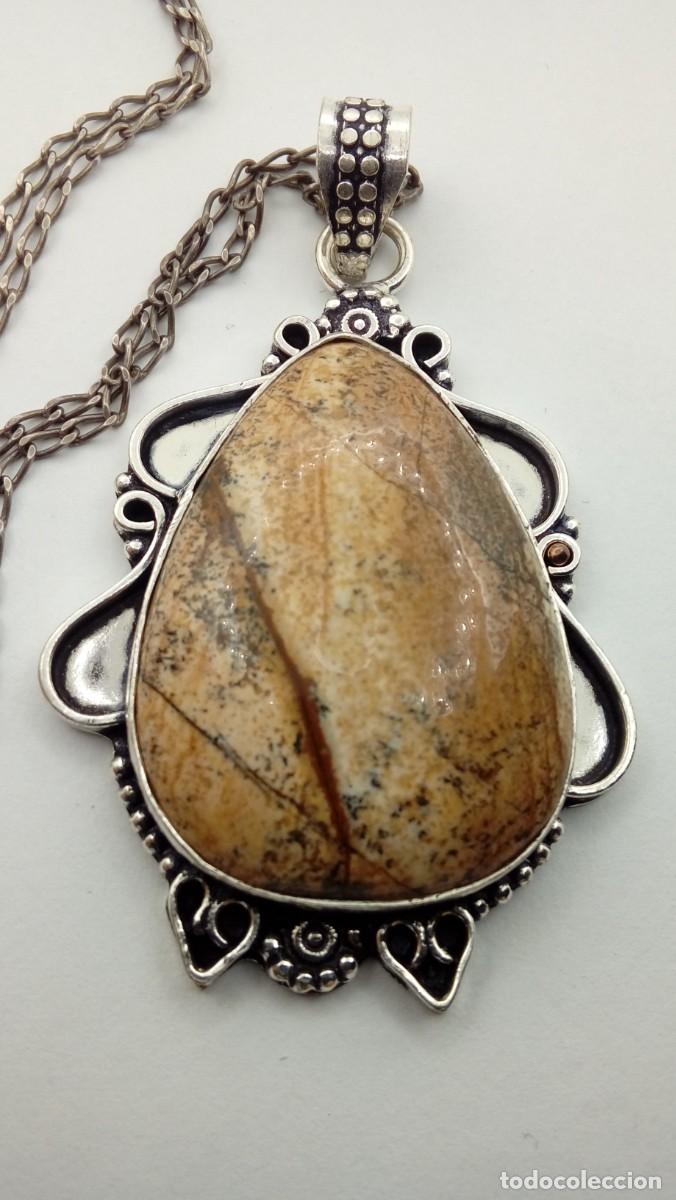 Joyeria: COLGANTE DE PLATA CON CUARZO JASPE - Foto 1