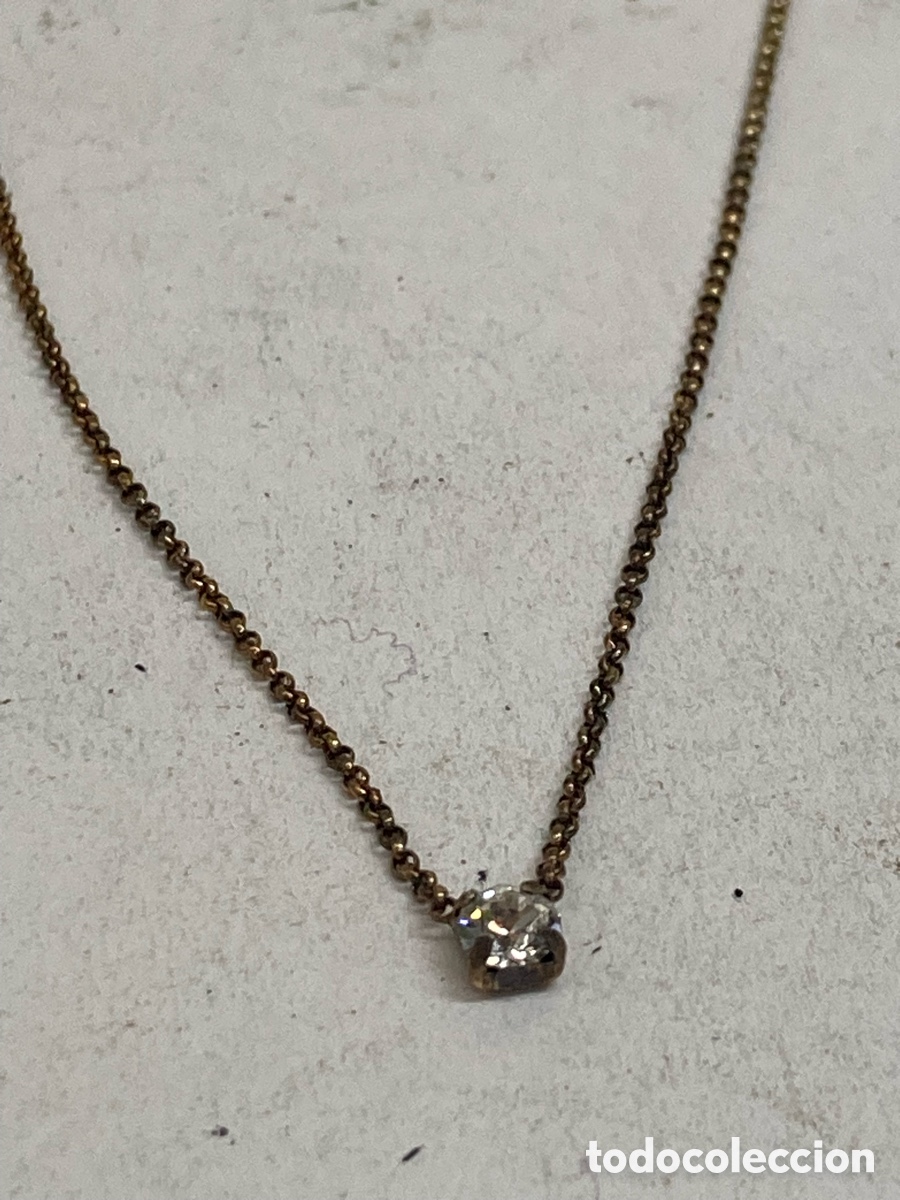 Joyeria: Collar de plata dorada CC421 - Foto 1