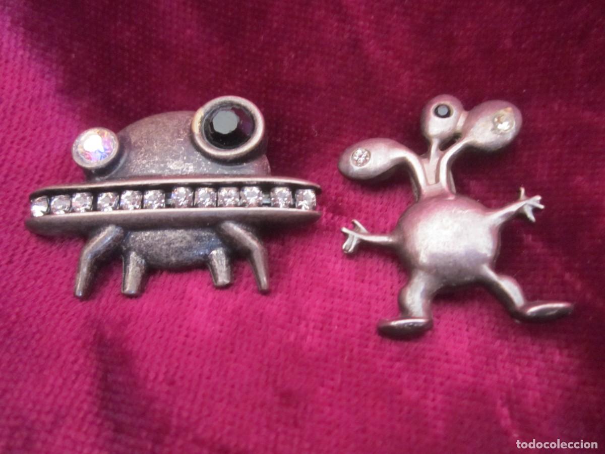 Joyeria: BROCHES EXTRATERRESTRE, PAREJA . DE COLECCI&Oacute;N. - Foto 1
