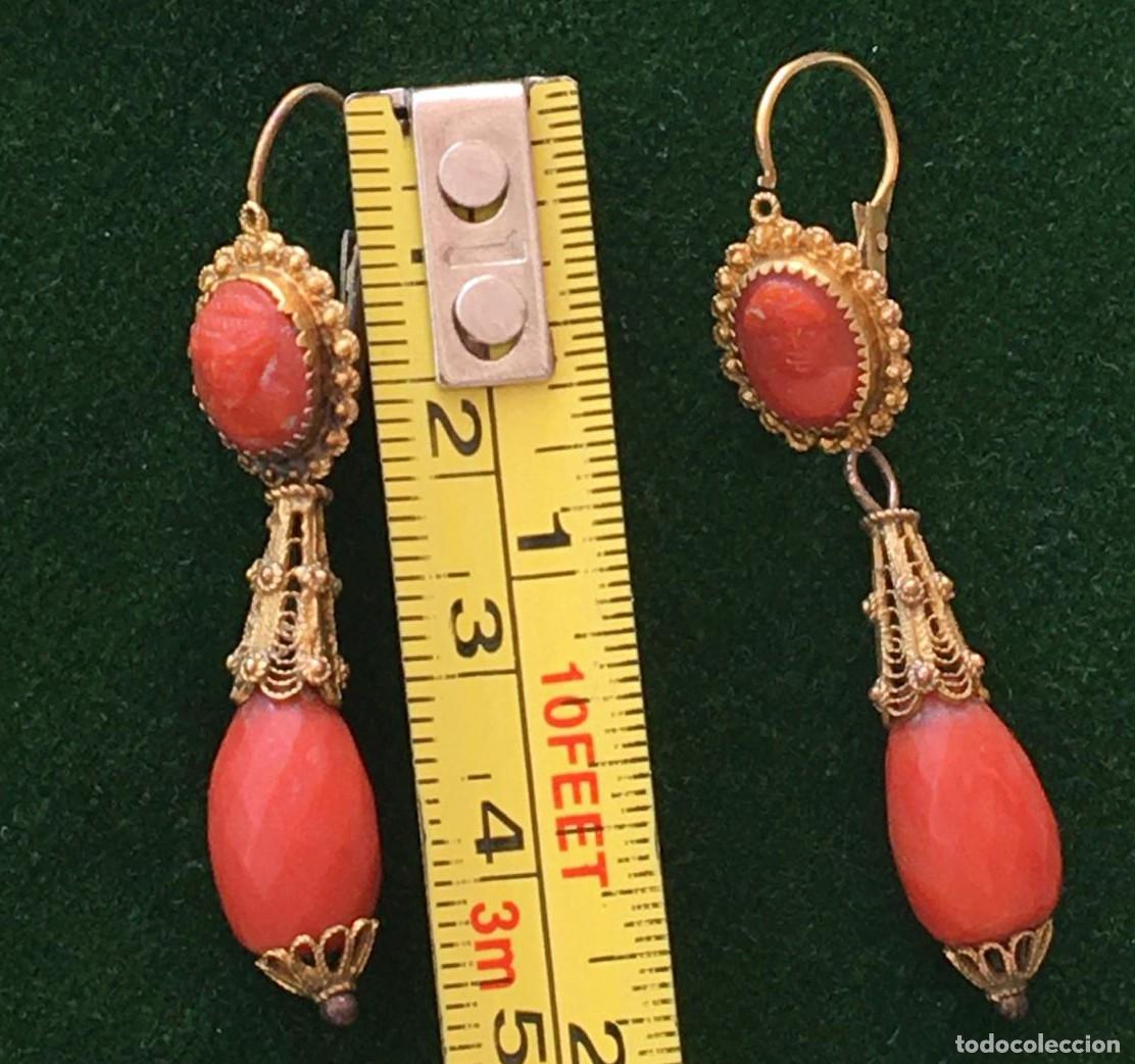 Joyeria: Pendientes de coral muy antiguos - Foto 3