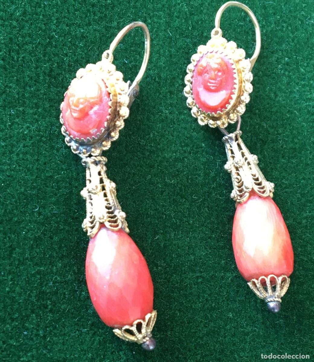 Joyeria: Pendientes de coral muy antiguos - Foto 4