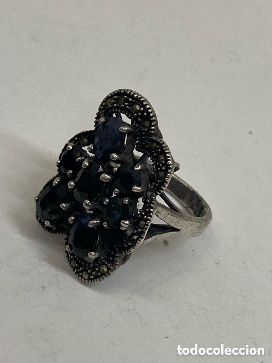 Joyeria: Anillo de plata y marquesita / S439 - Foto 1