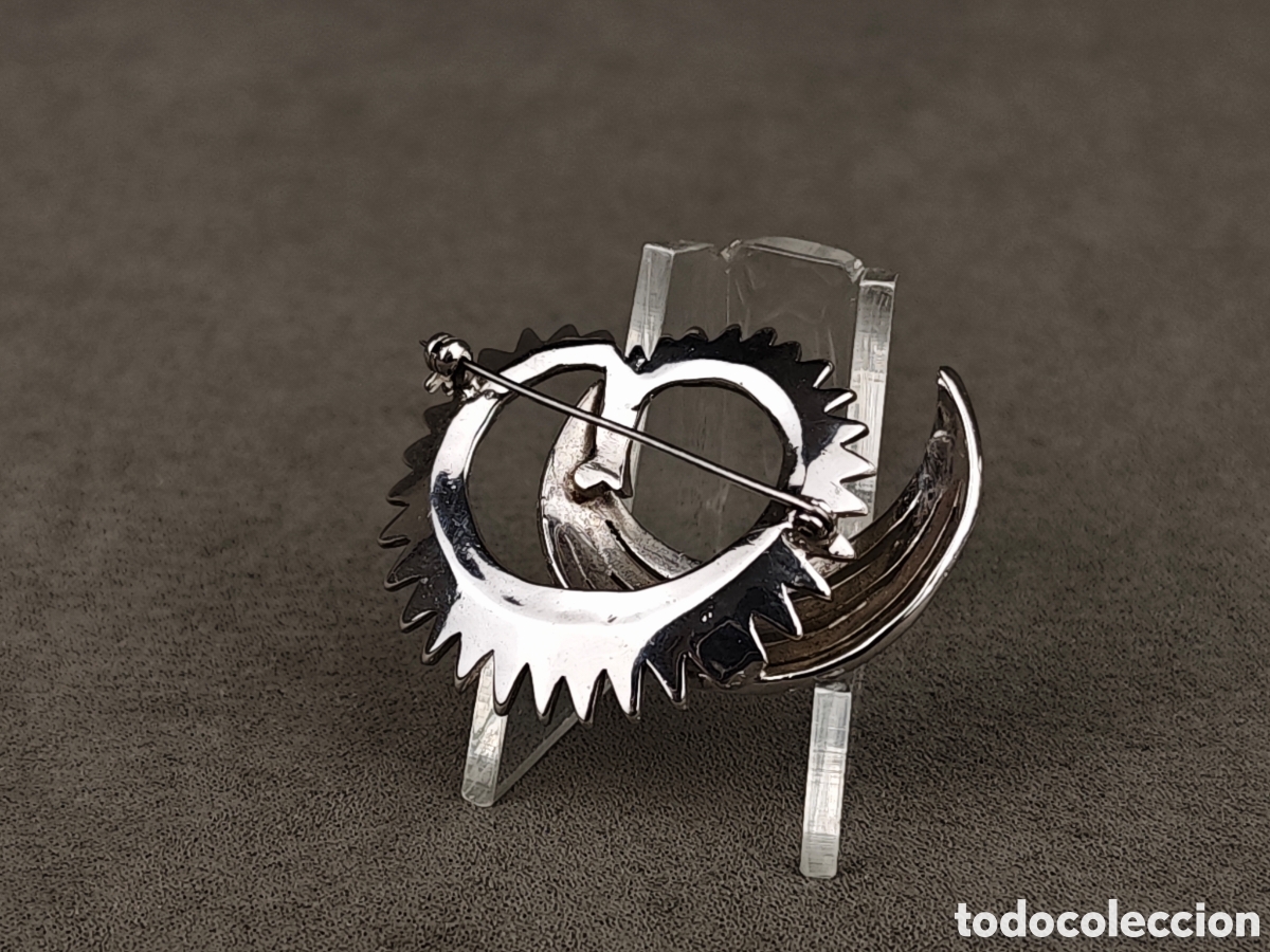 Joyeria: Antiguo Broche con Marcasitas - Foto 8