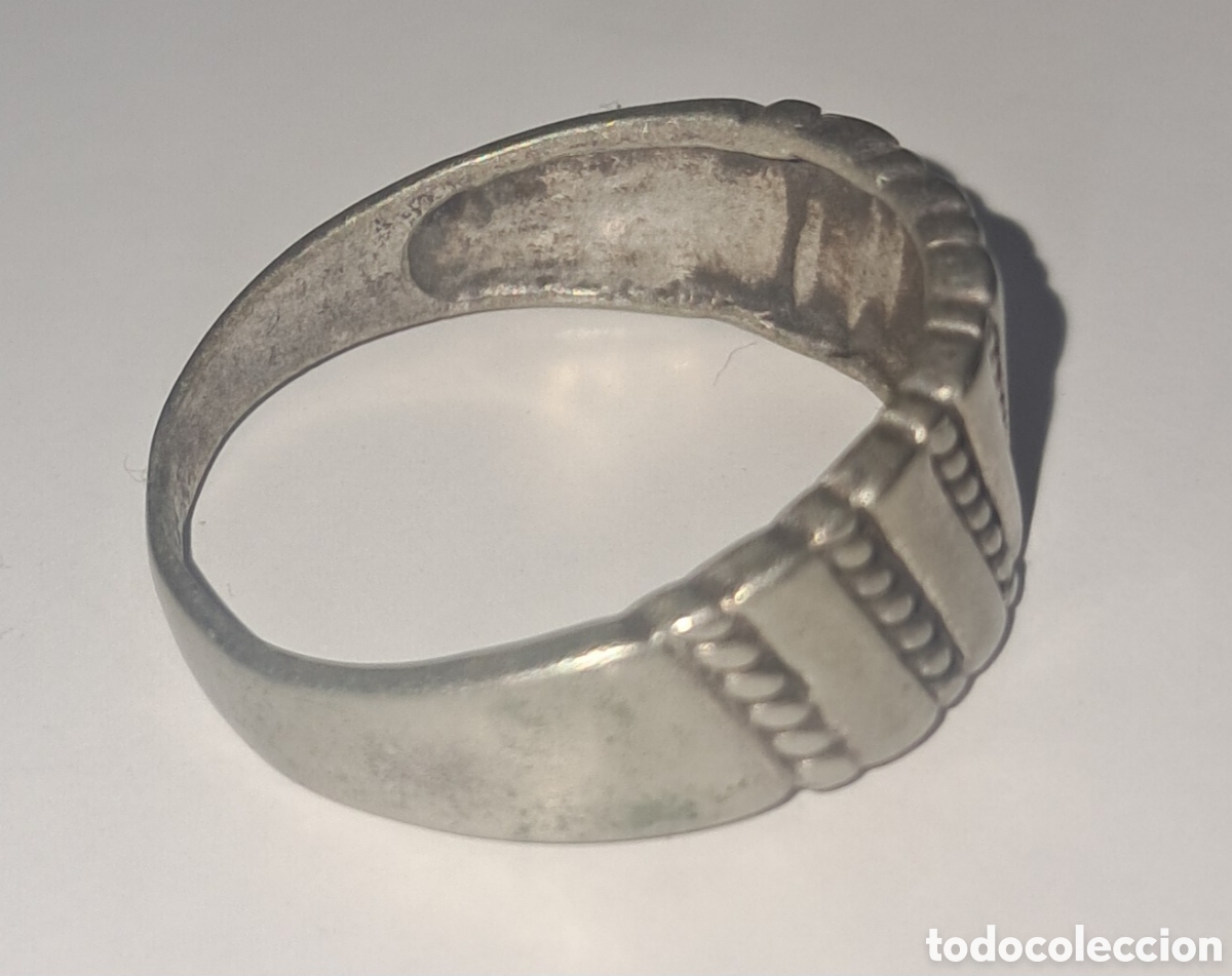Joyeria: Anillo plata con bandas texturizadas - Foto 2