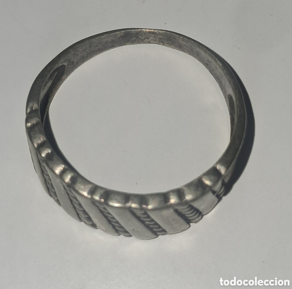 Joyeria: Anillo plata con bandas texturizadas - Foto 3