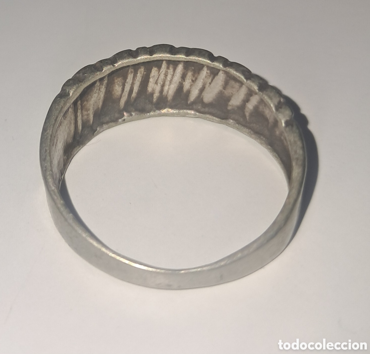 Joyeria: Anillo plata con bandas texturizadas - Foto 4