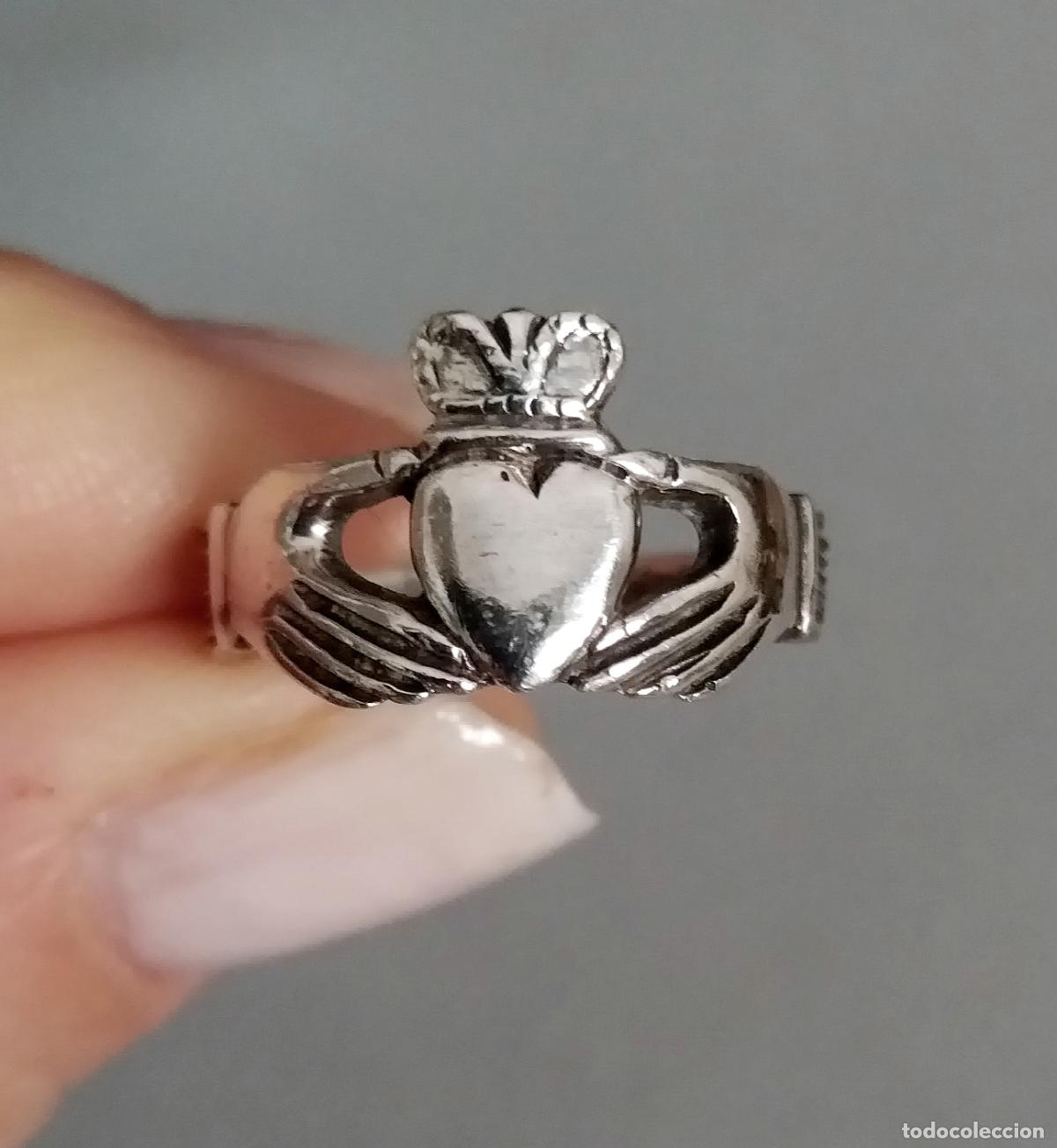 Joyeria: Anillo de plata de ley contrastada. - Foto 1