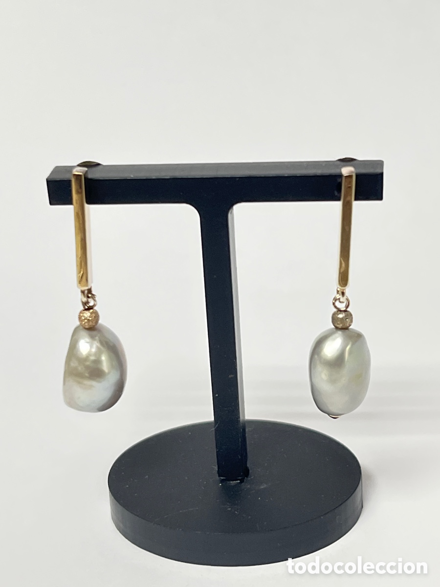 Joyeria: Pendientes de plata y perlas P433 - Foto 1