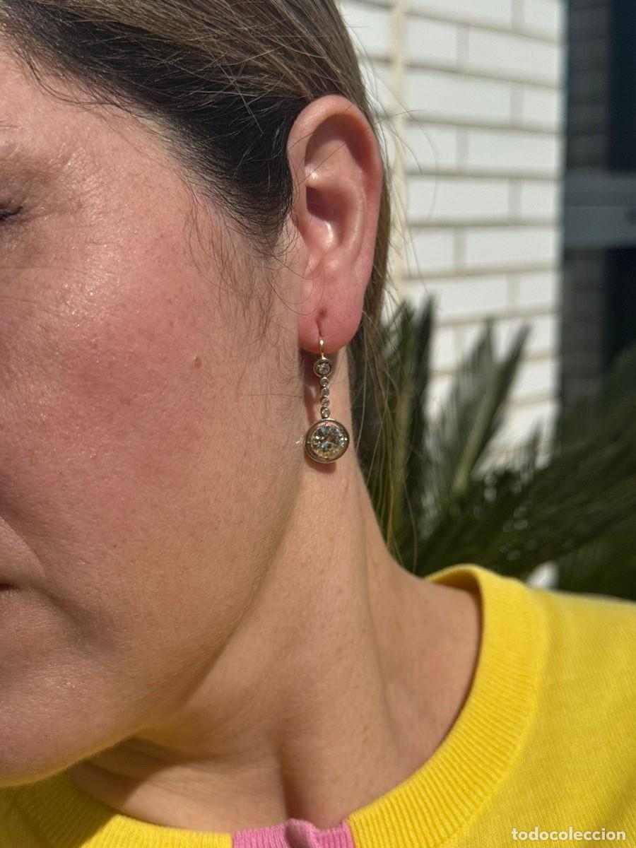 Joyeria: Pendientes vintage con diamantes - Foto 10