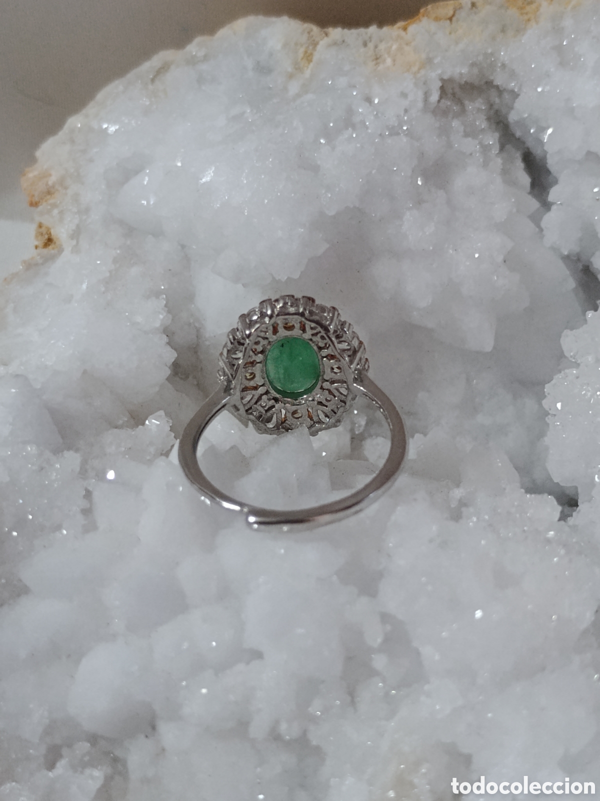 Joyeria: Anillo de plata con esmeraldas - Foto 4