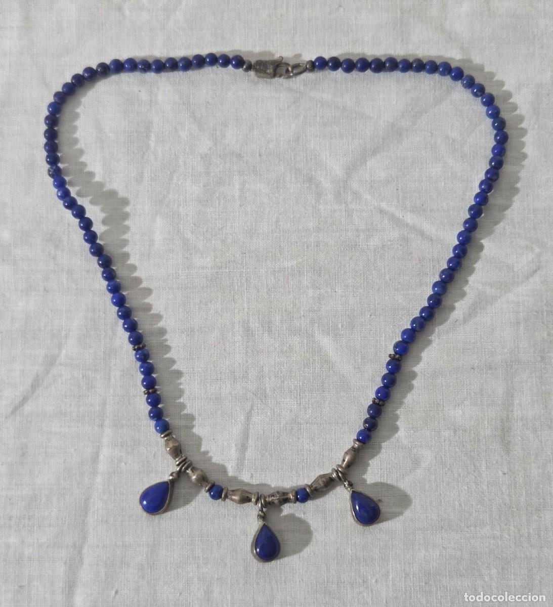 Joyeria: Collar de Lapislazuli y plata - Foto 1