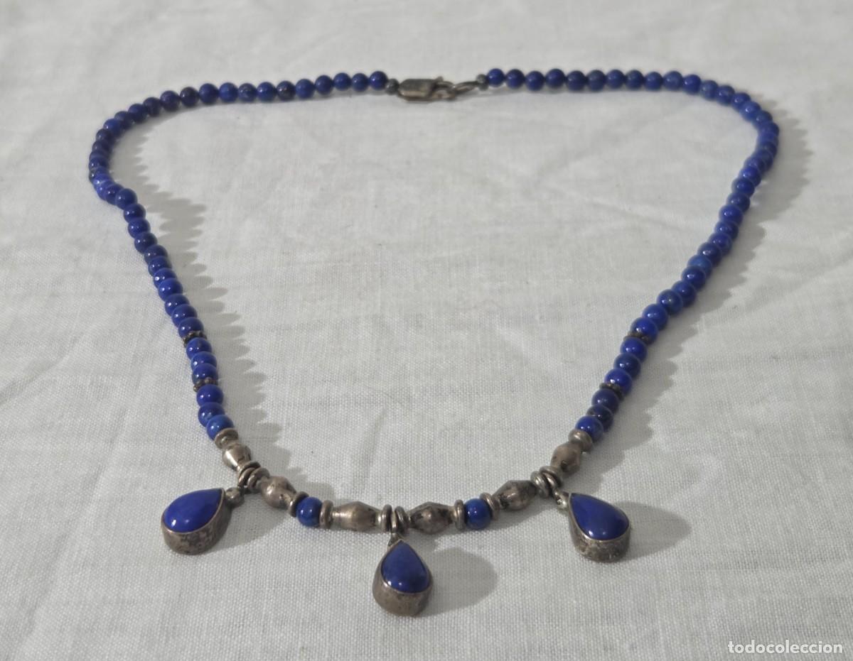 Joyeria: Collar de Lapislazuli y plata - Foto 2