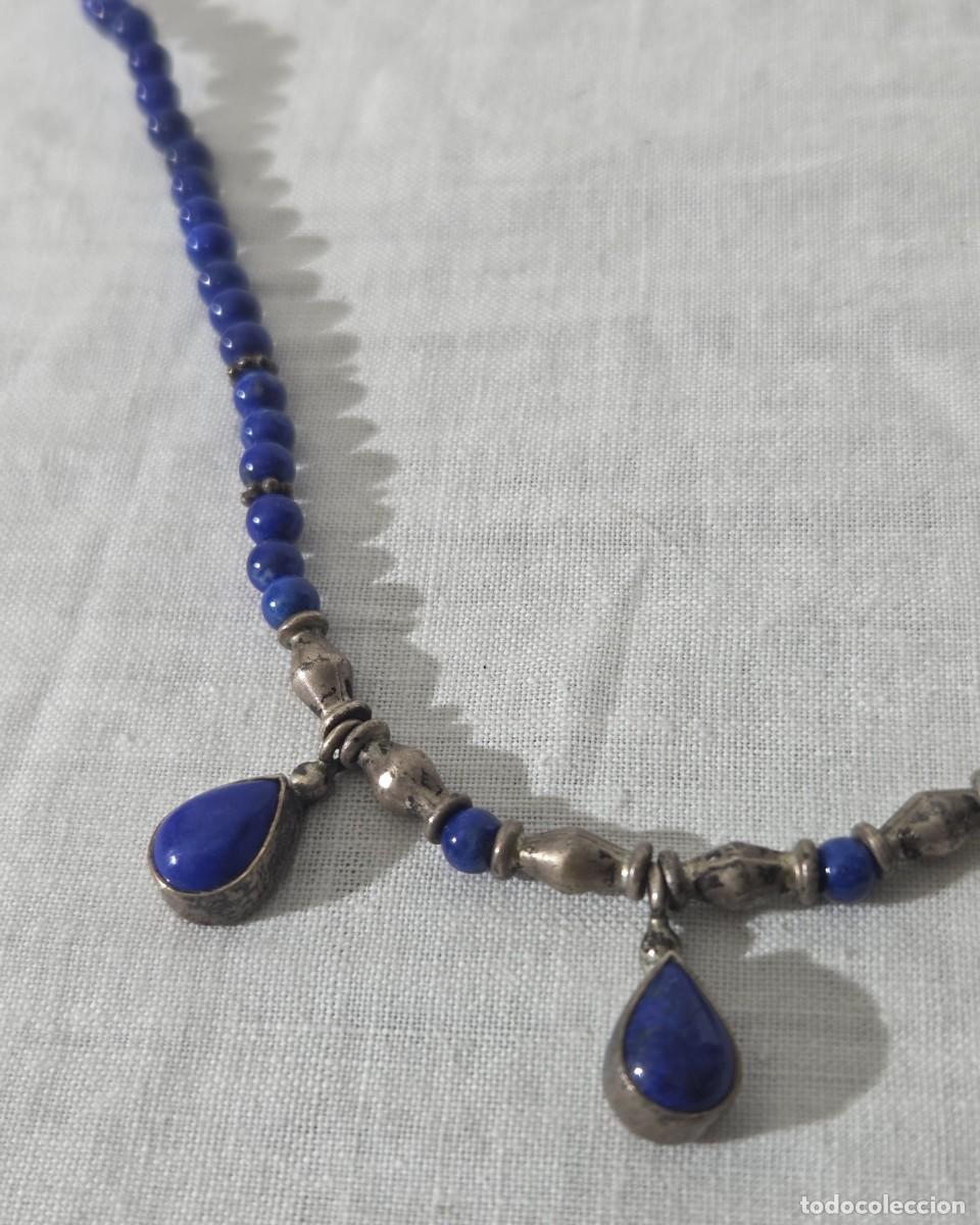 Joyeria: Collar de Lapislazuli y plata - Foto 3