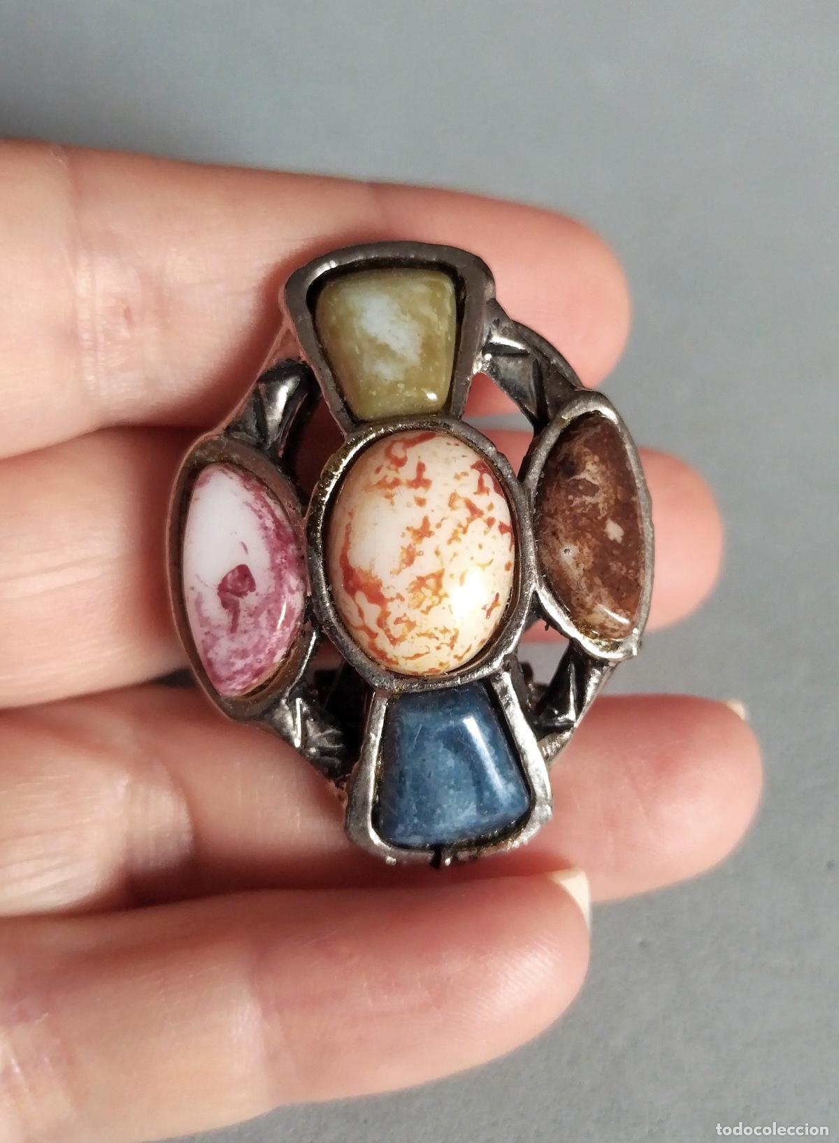 Joyeria: Broche plateado de pa&ntilde;uelo. - Foto 6