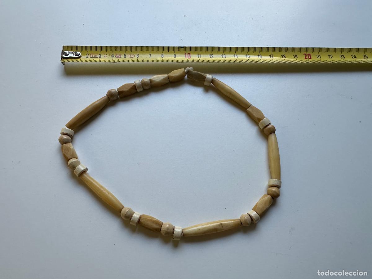 Joyeria: COLLAR DE CUENTAS DE HUESO Y MARFIL - Foto 1