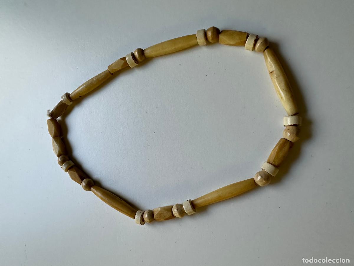 Joyeria: COLLAR DE CUENTAS DE HUESO Y MARFIL - Foto 2