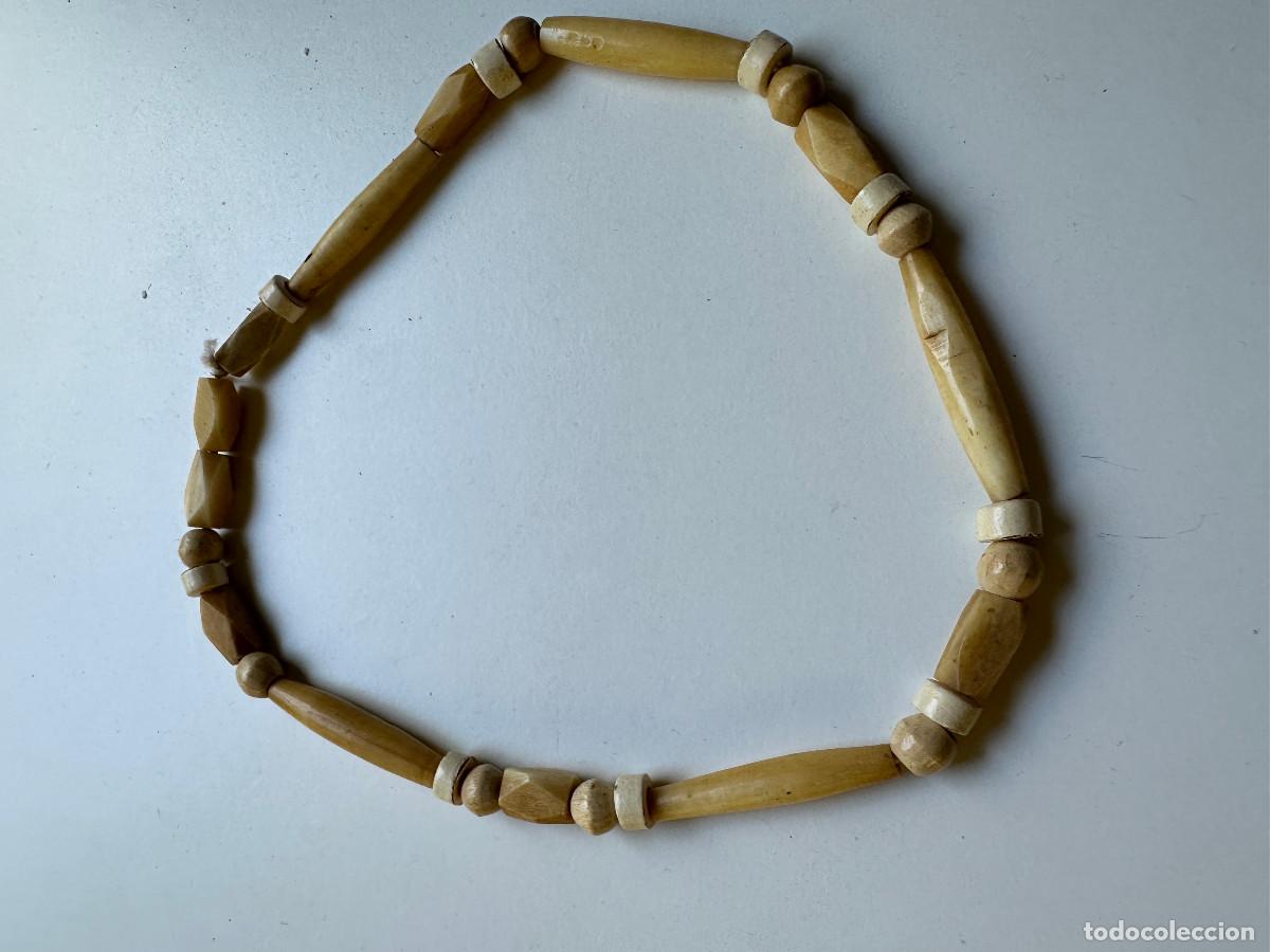 Joyeria: COLLAR DE CUENTAS DE HUESO Y MARFIL - Foto 3