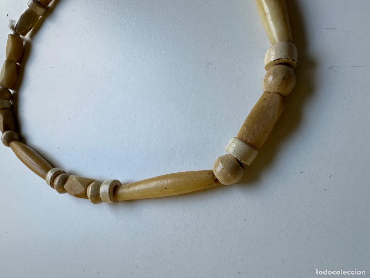 Joyeria: COLLAR DE CUENTAS DE HUESO Y MARFIL - Foto 4