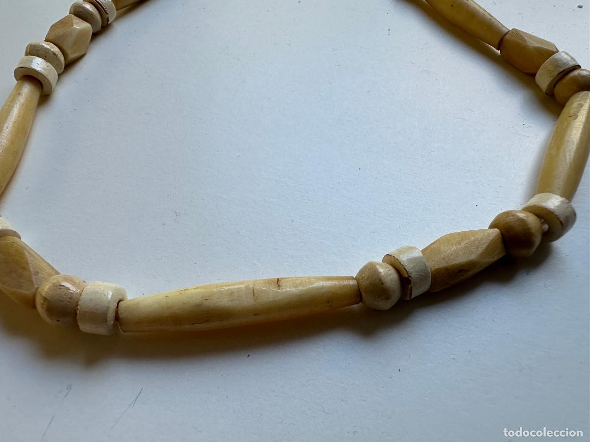 Joyeria: COLLAR DE CUENTAS DE HUESO Y MARFIL - Foto 6