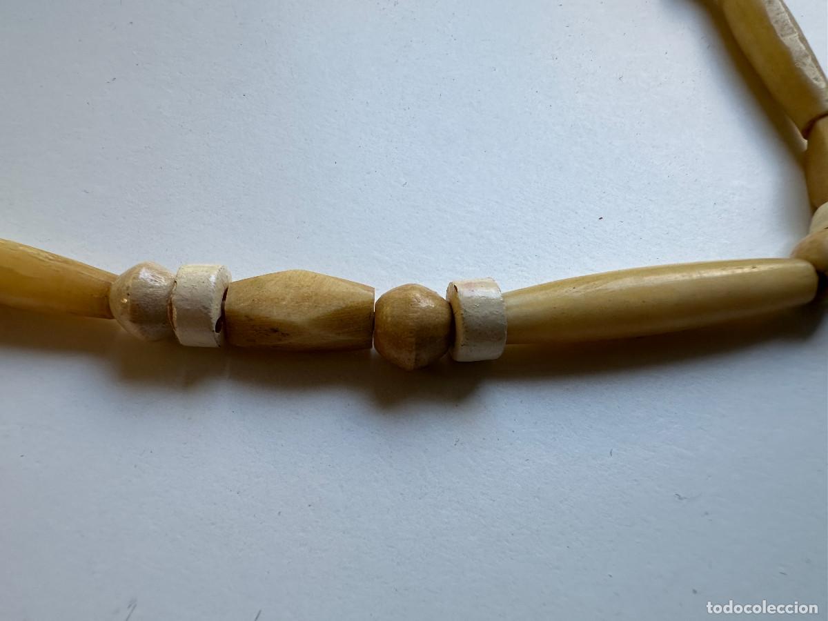 Joyeria: COLLAR DE CUENTAS DE HUESO Y MARFIL - Foto 8