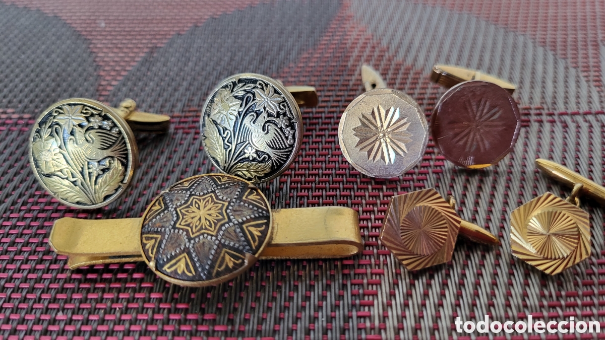 Joyeria: Lote varios gemelos antiguos - Foto 2