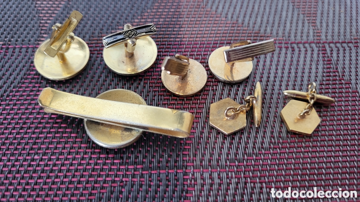 Joyeria: Lote varios gemelos antiguos - Foto 3