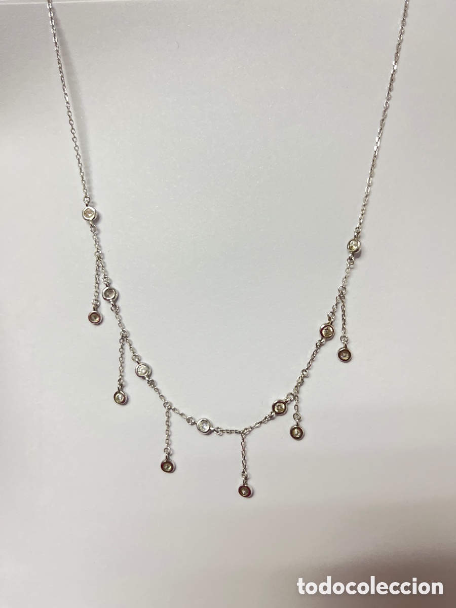 Joyeria: Gargantilla plata y circonitas /CC414 - Foto 2