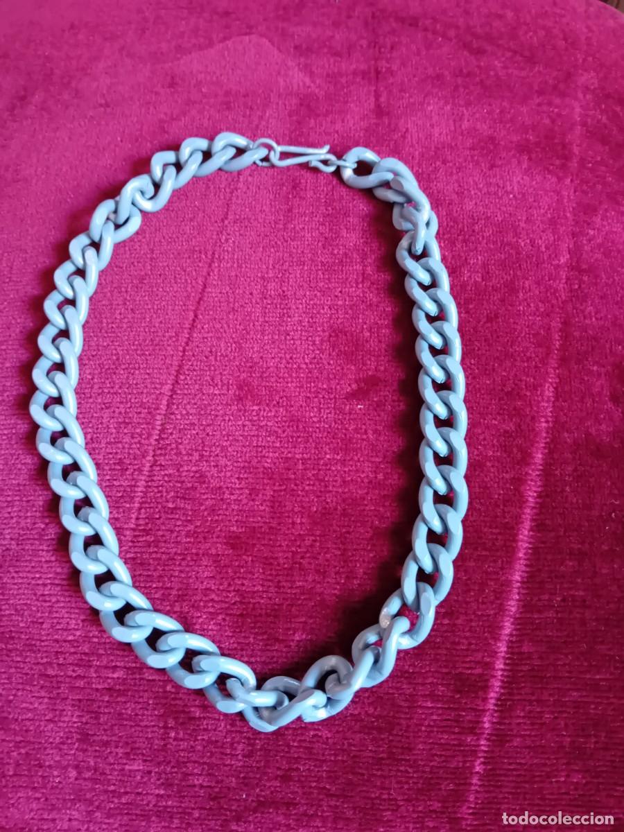 Joyeria: Collar tipo cadena de metal d&eacute;cada de los 80 - Foto 1