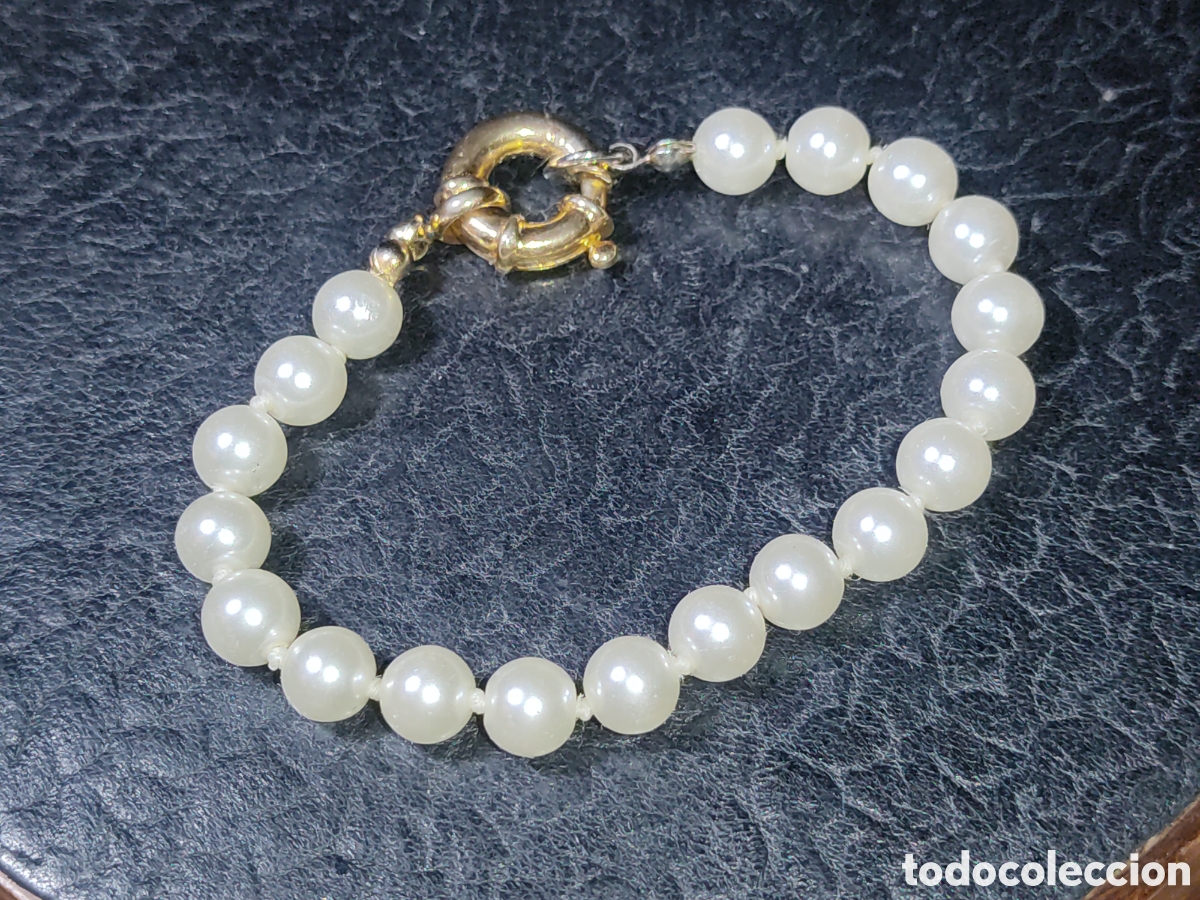 Joyeria: Pulsera de perlas cierre Reasa.Vintage. - Foto 2