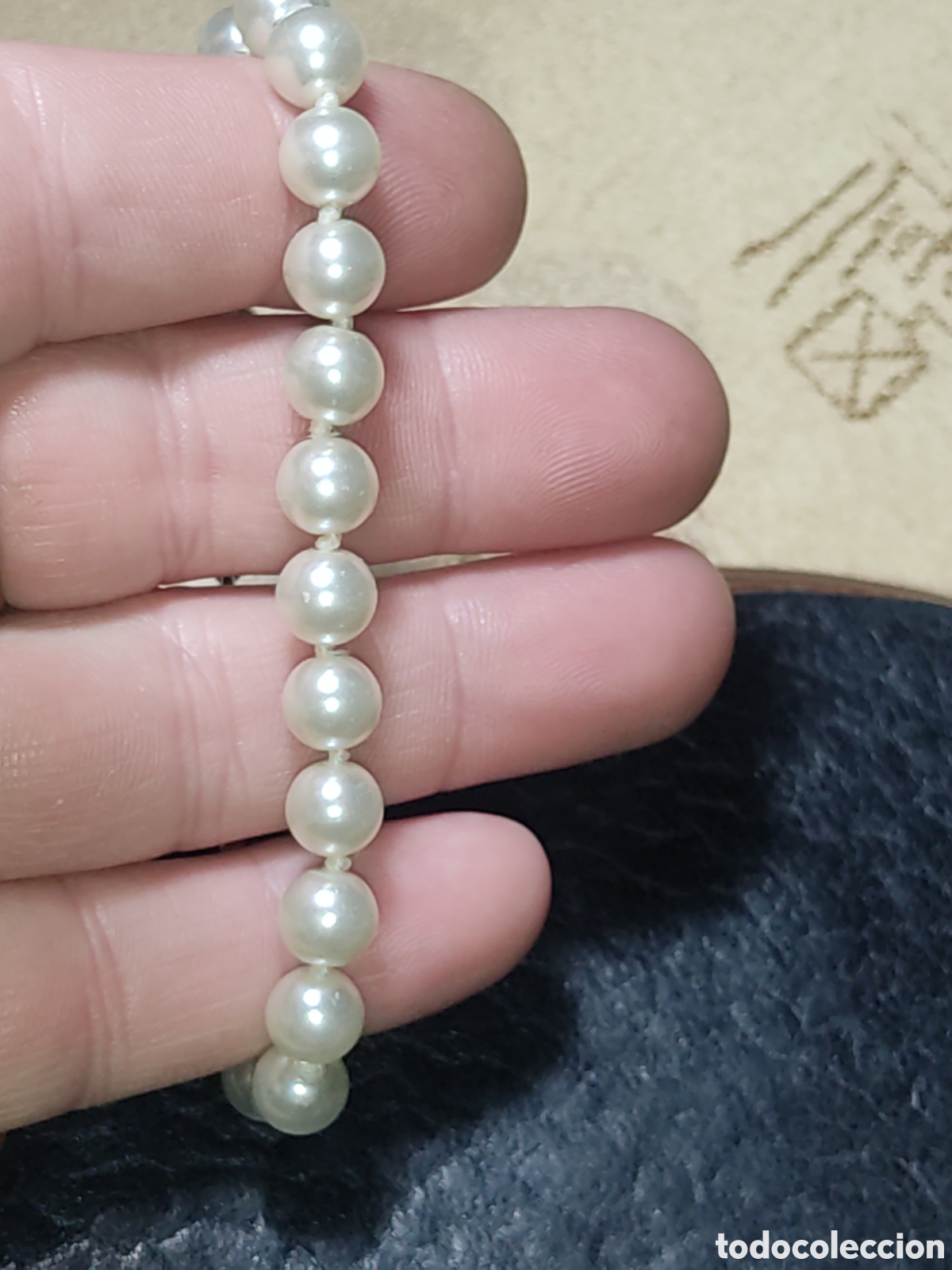 Joyeria: Pulsera de perlas cierre Reasa.Vintage. - Foto 4