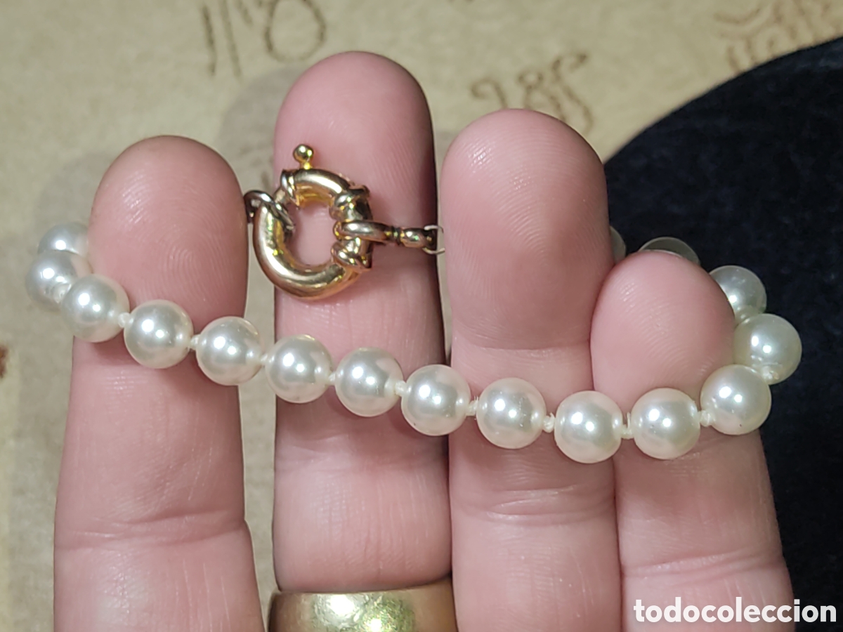 Joyeria: Pulsera de perlas cierre Reasa.Vintage. - Foto 5