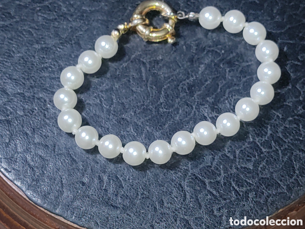 Joyeria: Pulsera de perlas cierre Reasa.Vintage. - Foto 1
