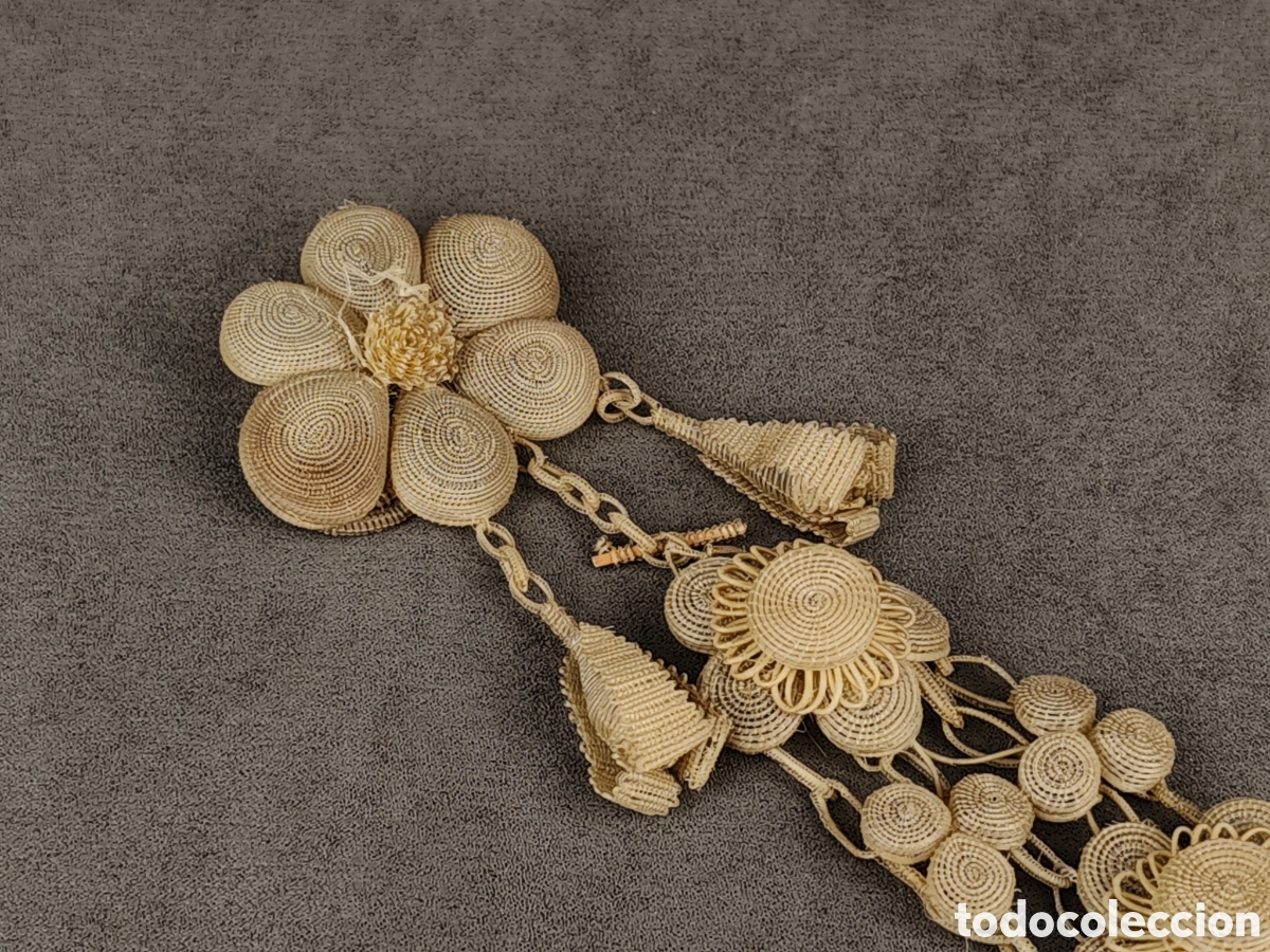 Joyeria: Antiguo Broche de Hilo Trenzado - Foto 2