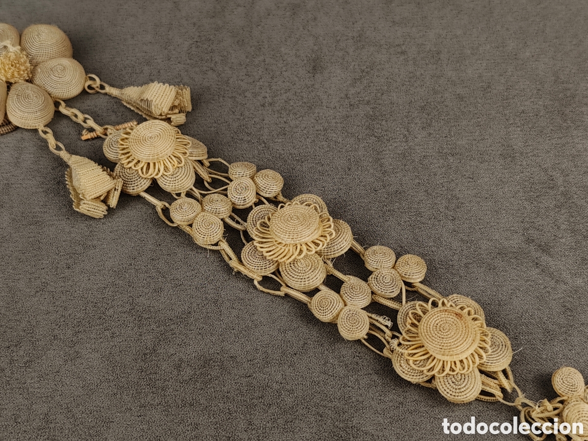 Joyeria: Antiguo Broche de Hilo Trenzado - Foto 3